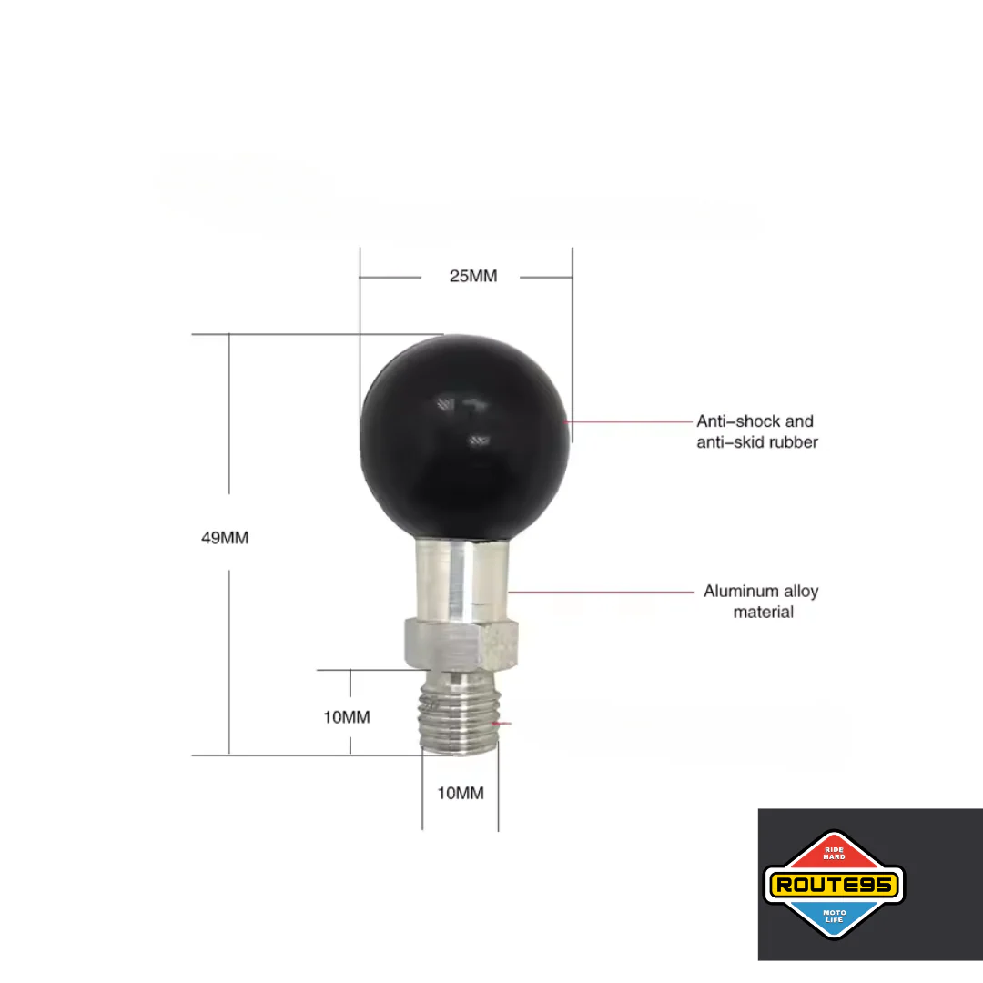 1 Inch Ball Base with M10 - Image 3