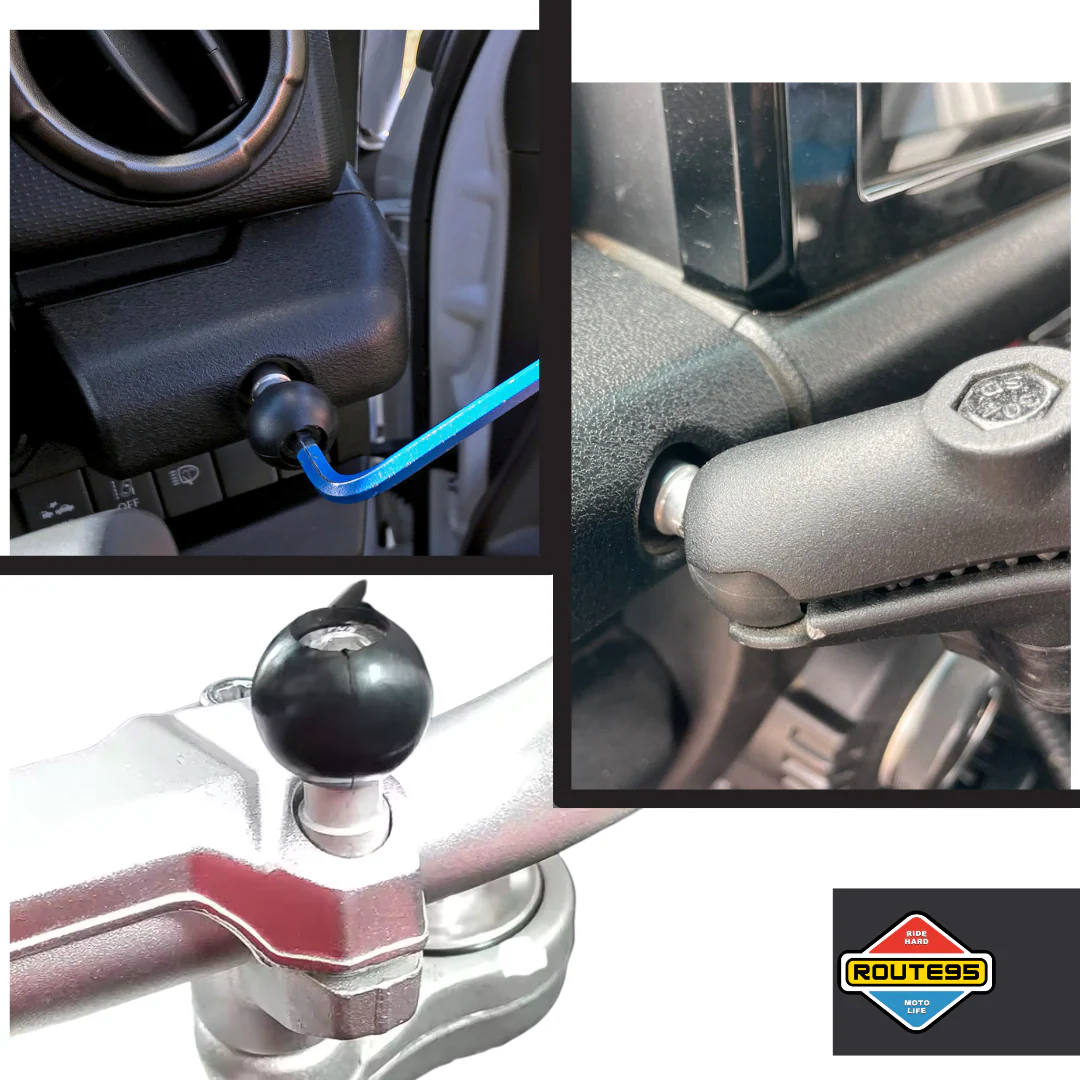 1 Inch Ball Base with M8 Bolts - Image 3