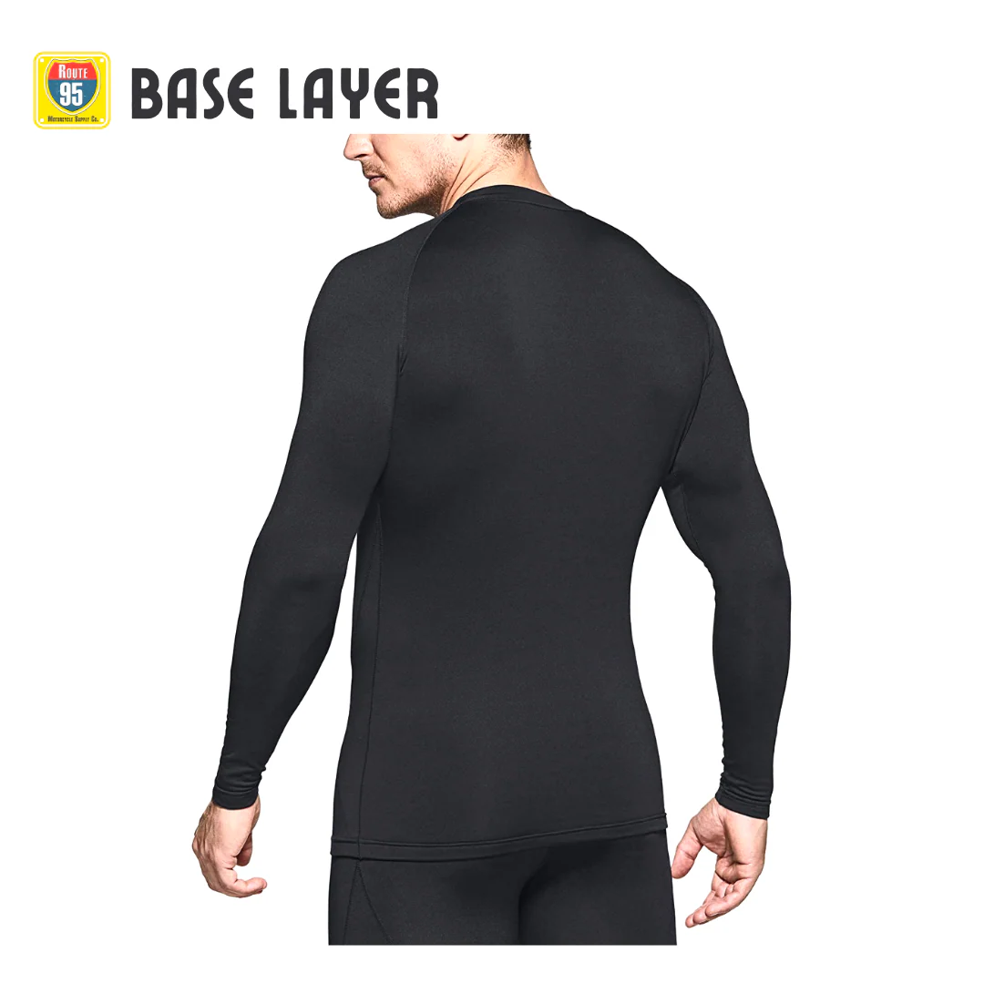 Route95 Base Layer T-Shirt – Top (Black) - Image 7