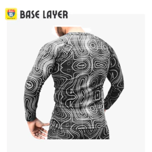 Route95 Base Layer T-Shirt – Top (Grey) - Image 3