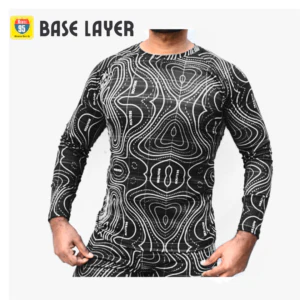 Route95 Base Layer T-Shirt – Top (Grey) - Image 4