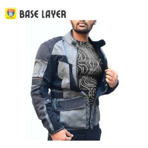 Route95 Base Layer T-Shirt – Top (Grey) - Image 6